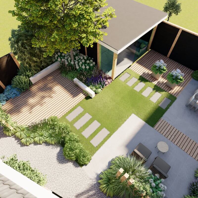 Melodieus driehoek Brouwerij Tuin ontwerpen? 3D tuinontwerp laten maken | GreenART
